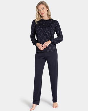 Long Pyjama bubble print