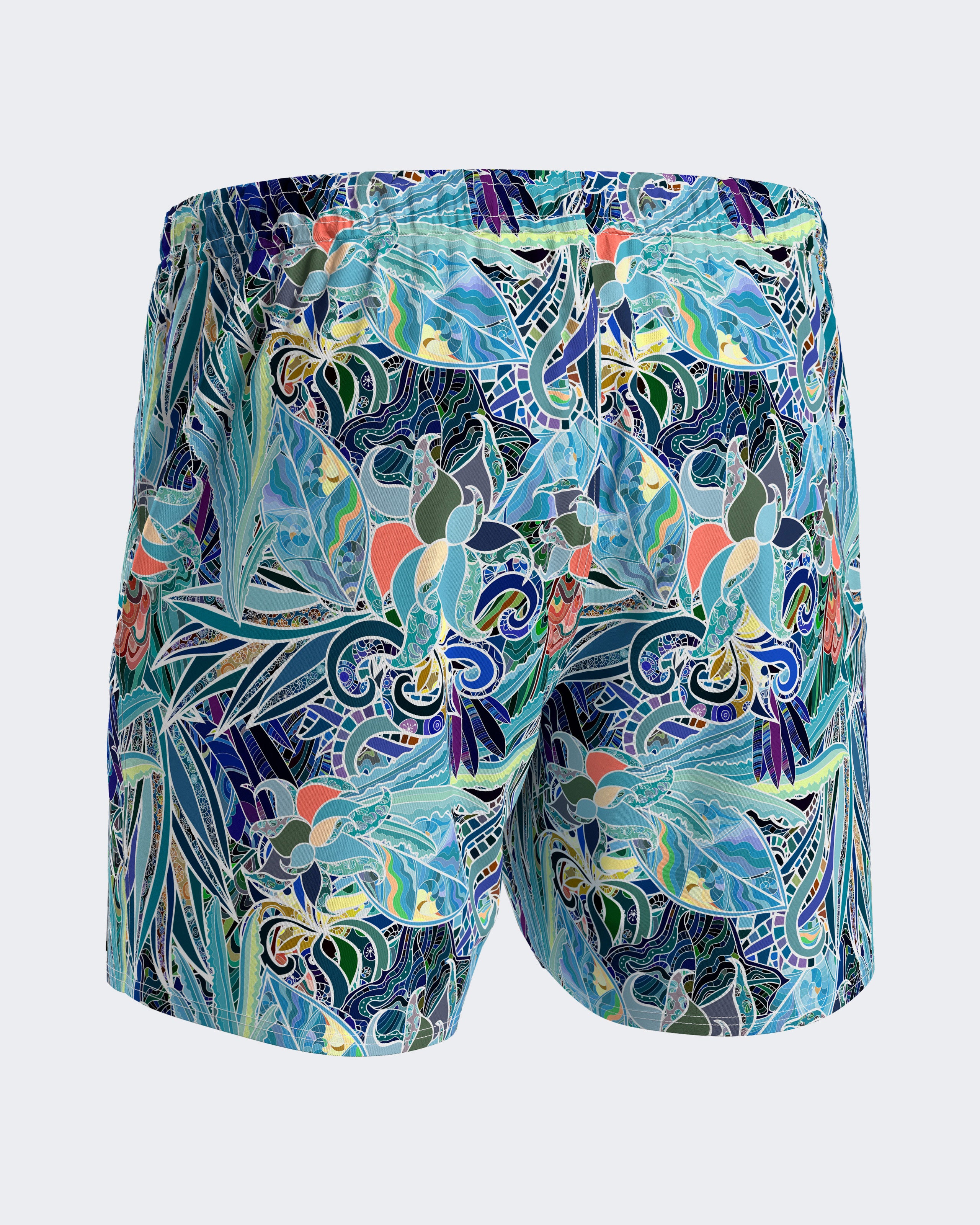 Swim Shorts tropical print