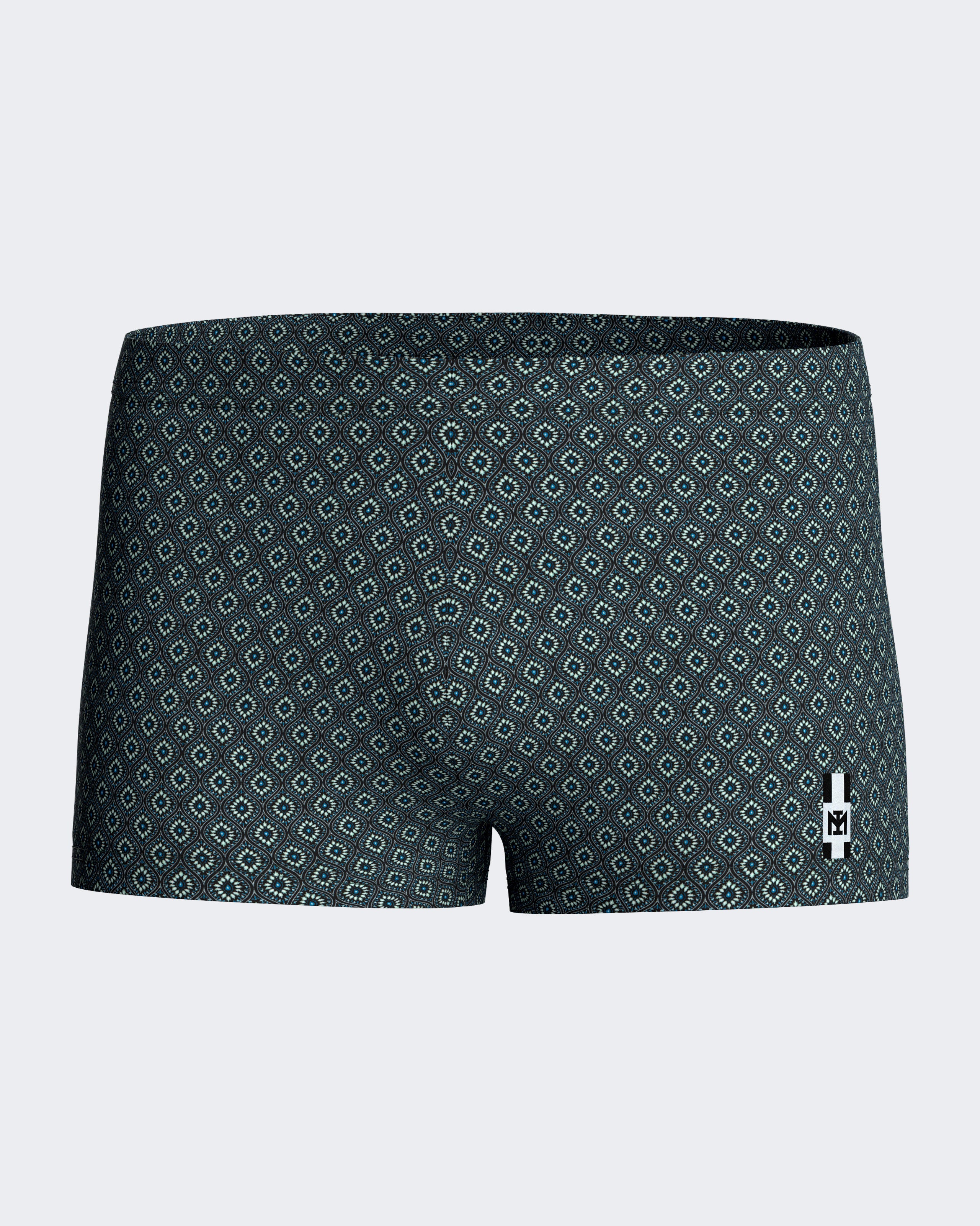 Swim Boxer geometric print