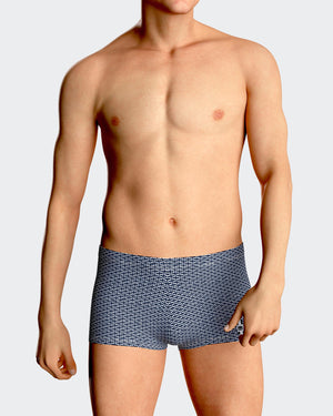 Swim Boxer geometric print