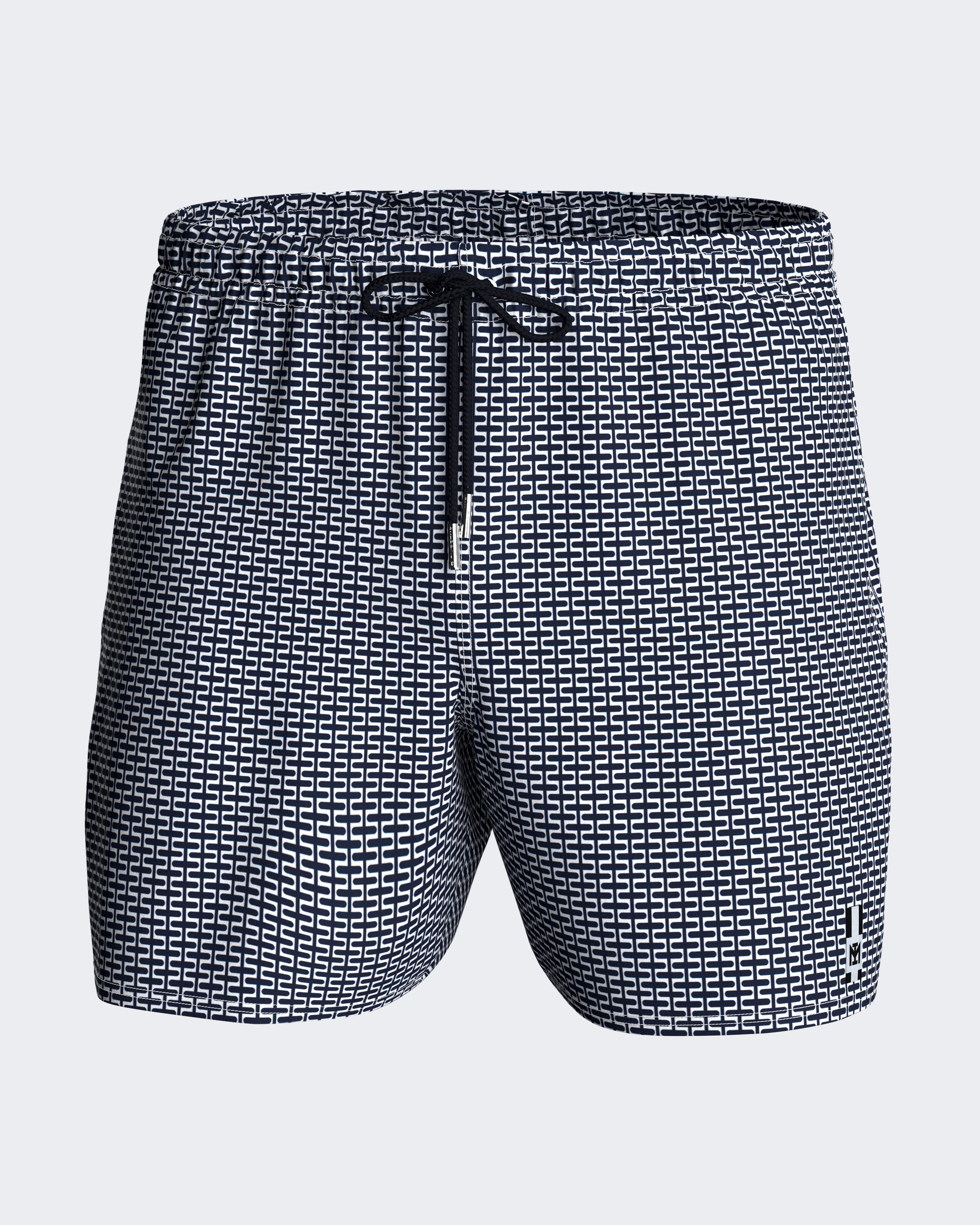 Short de bain imprimé géométrique