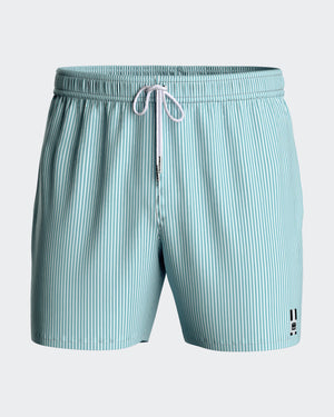 Striped swim short