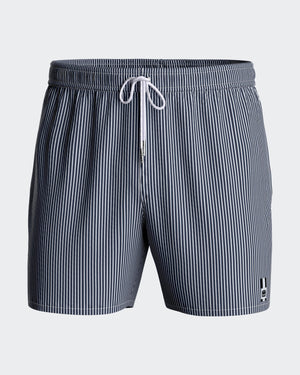 Striped swim short