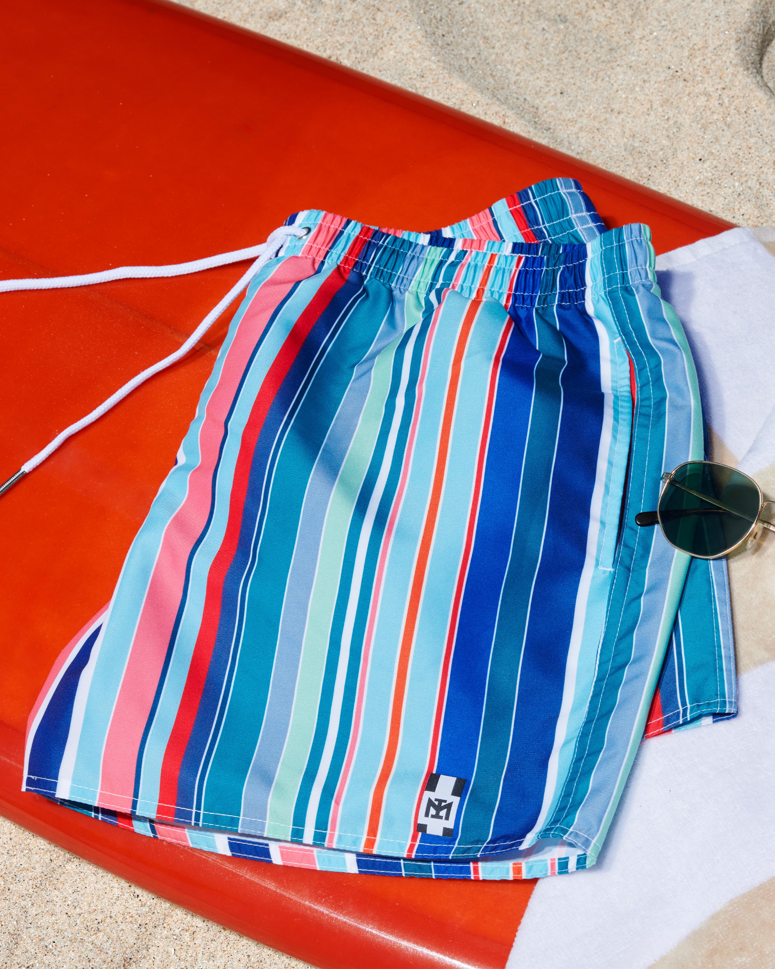 Striped Swim Shorts