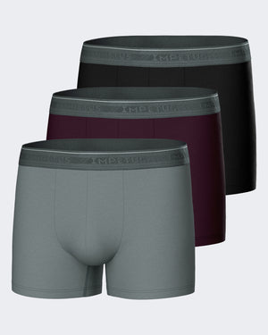 Pack 3 man's boxers Bio Cotton