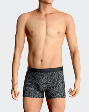 Man's printed boxer in modal