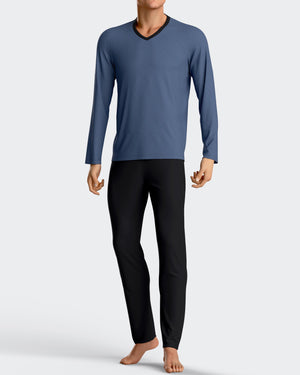 Man's long pyjamas in modal