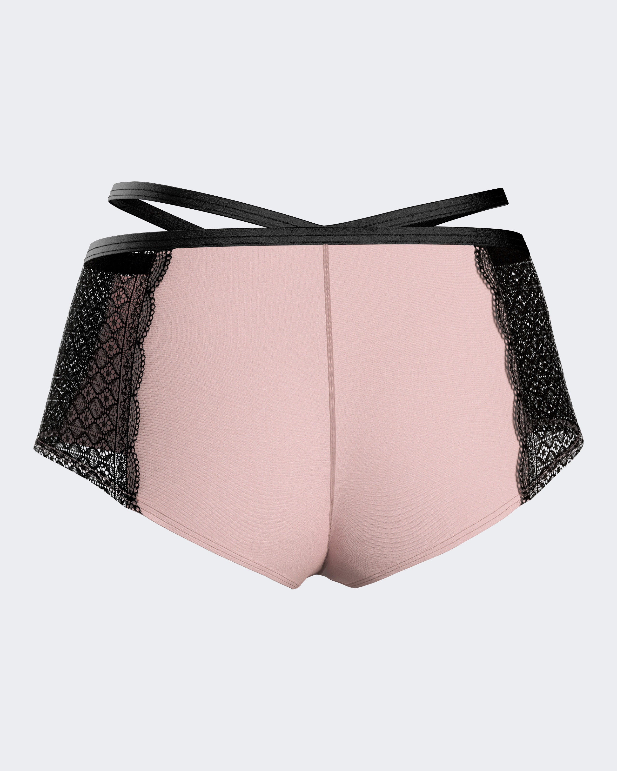 Cueca Hipster com detalhes em renda