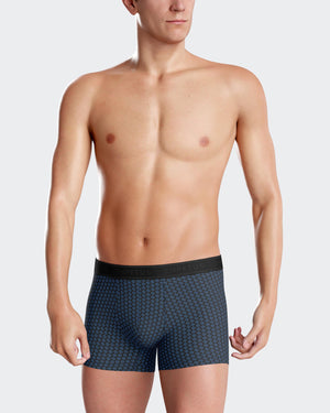 Boxer de homem estampado em algodão