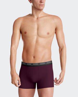 Pack of 2 plain boxers in Lyocell