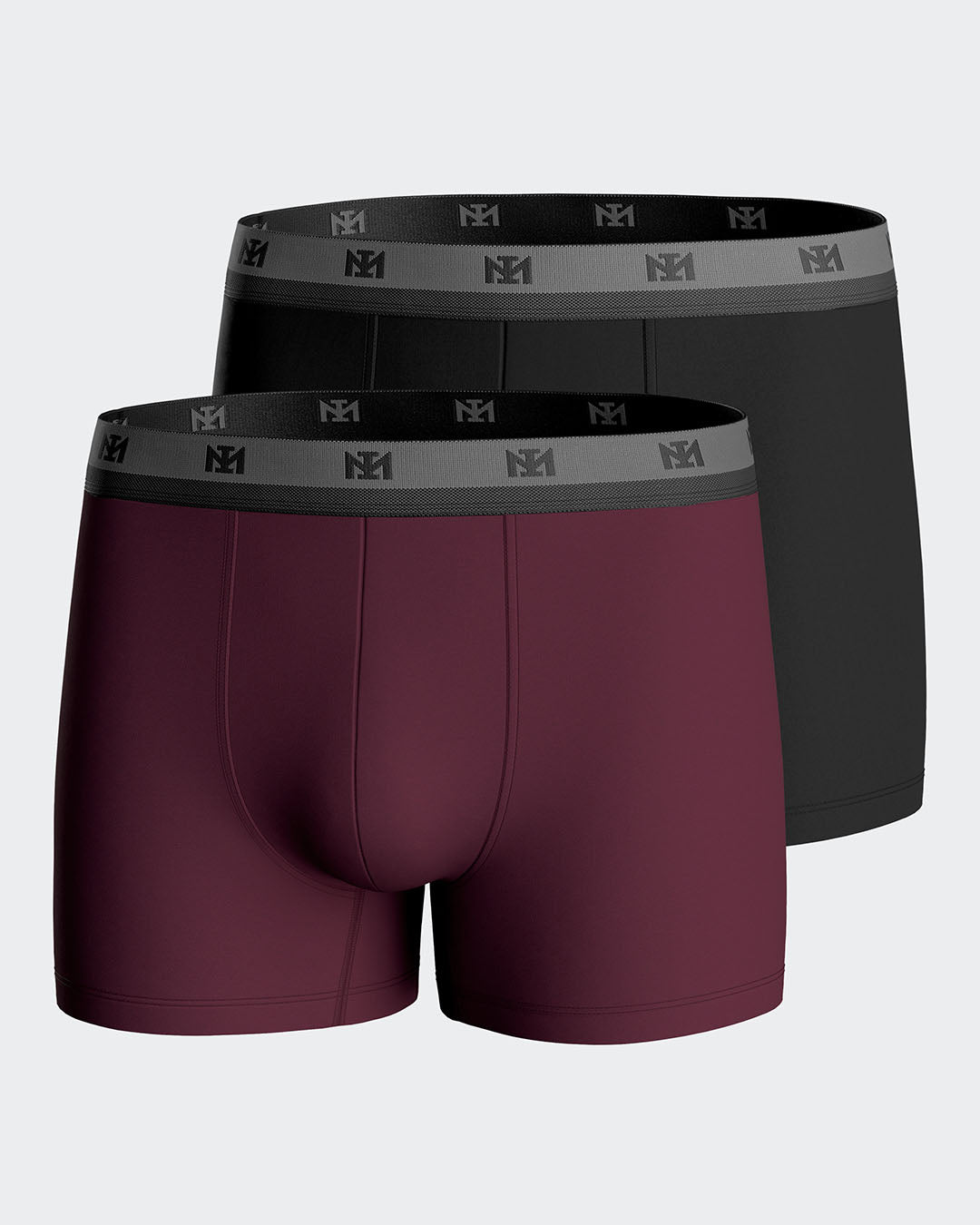 Pack 2 boxers de homem lisos em Lyocell