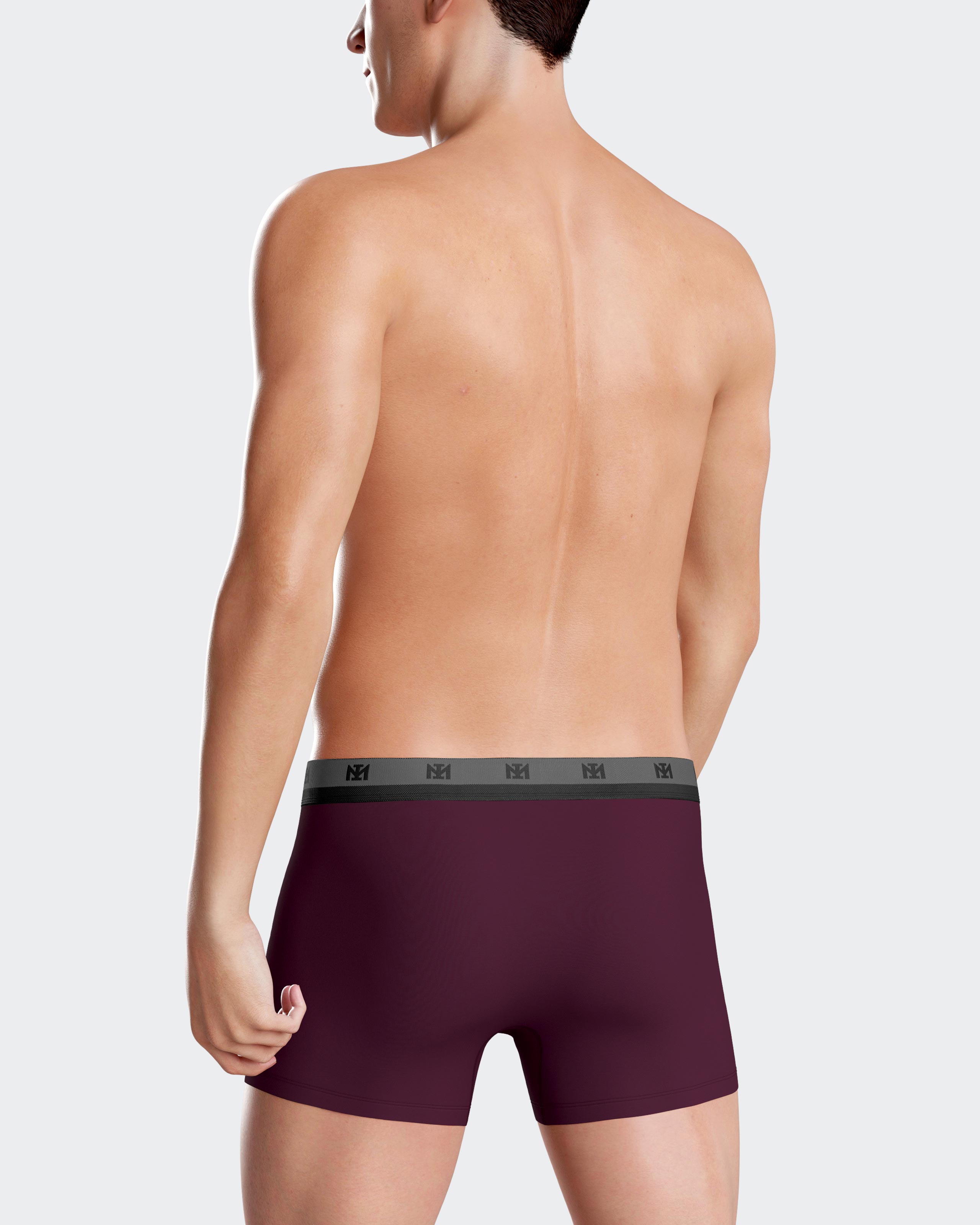 Pack 2 boxers de homem lisos em Lyocell