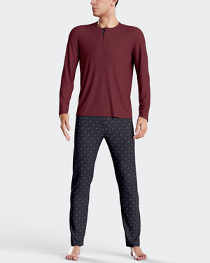 Printed men's pyjamas in Cotton Modal