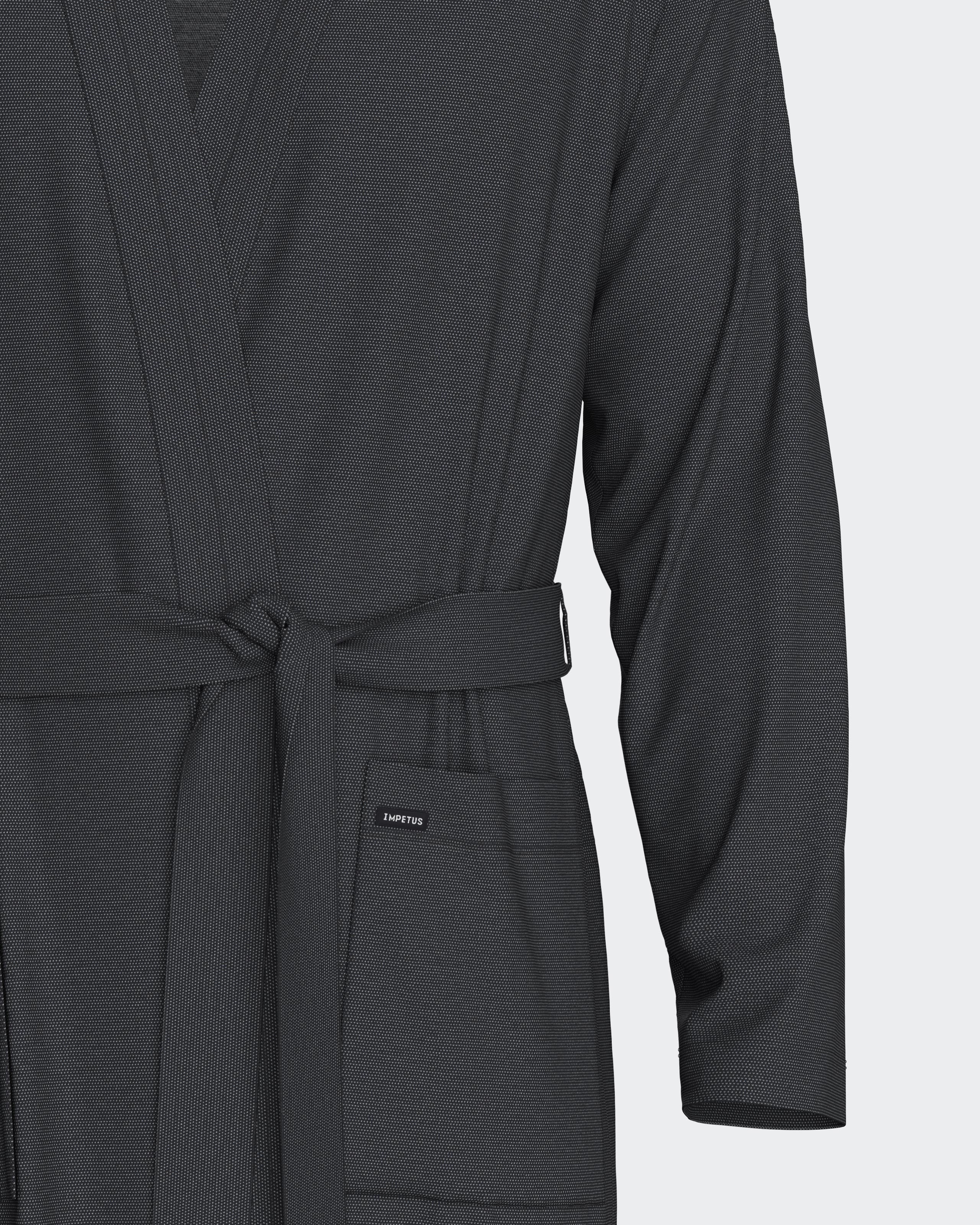Men's thermal dressing gown in Cotton