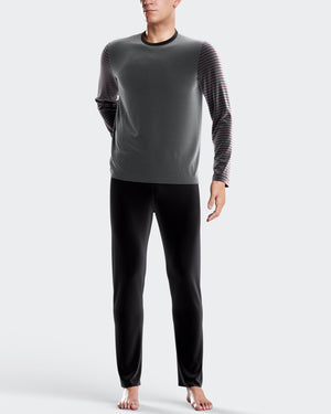Men's pyjamas in thermal velvet