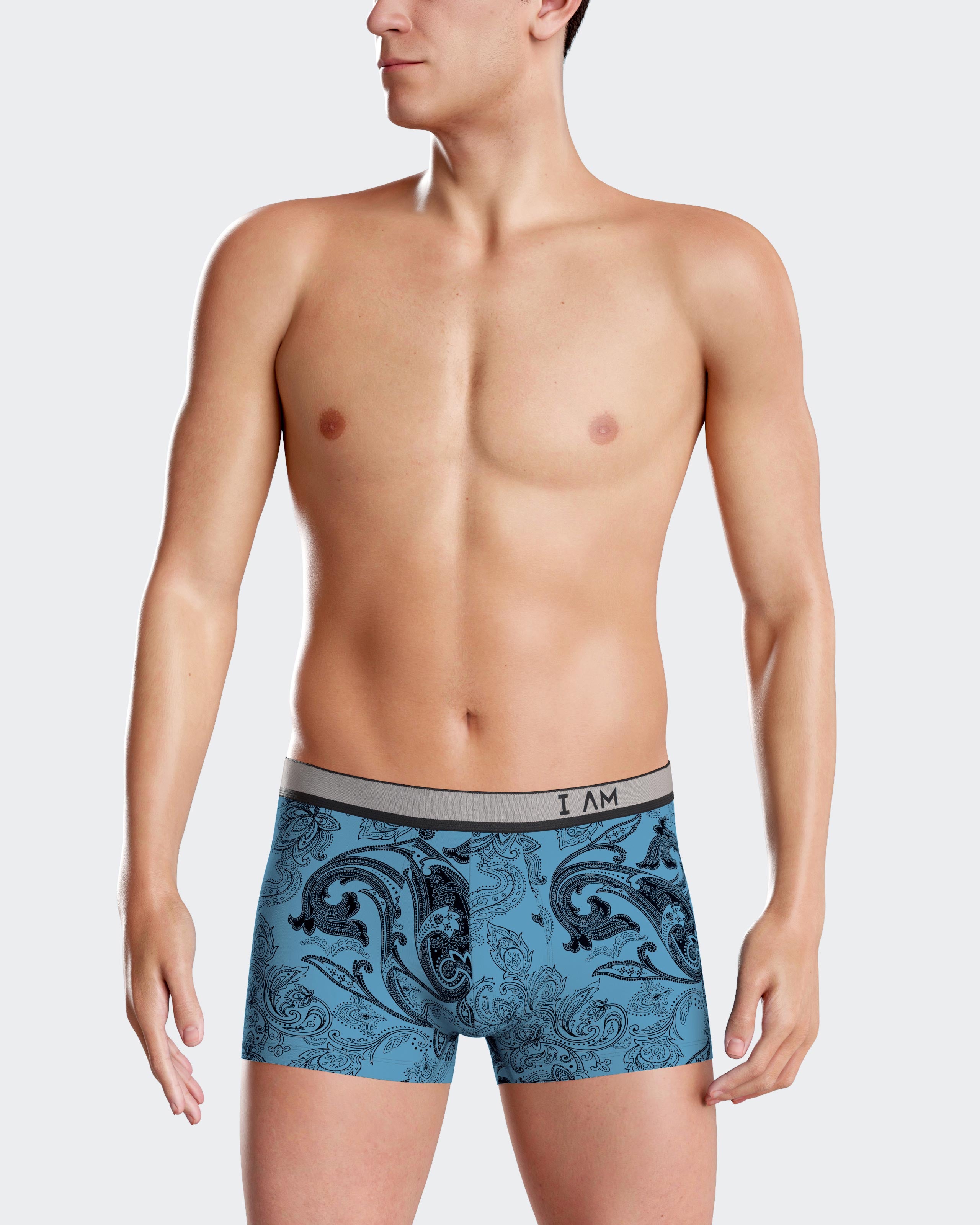 Printed men's boxer Paisley