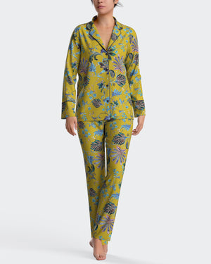 Printed pyjamas in cotton modal