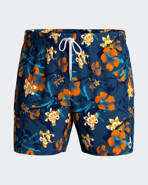 Floral printed swim short