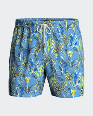 Floral printed swim short