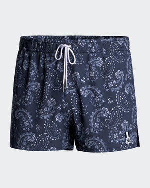 Paisley printed swim short