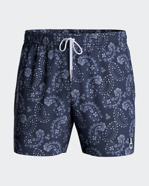 Paisley printed swim short