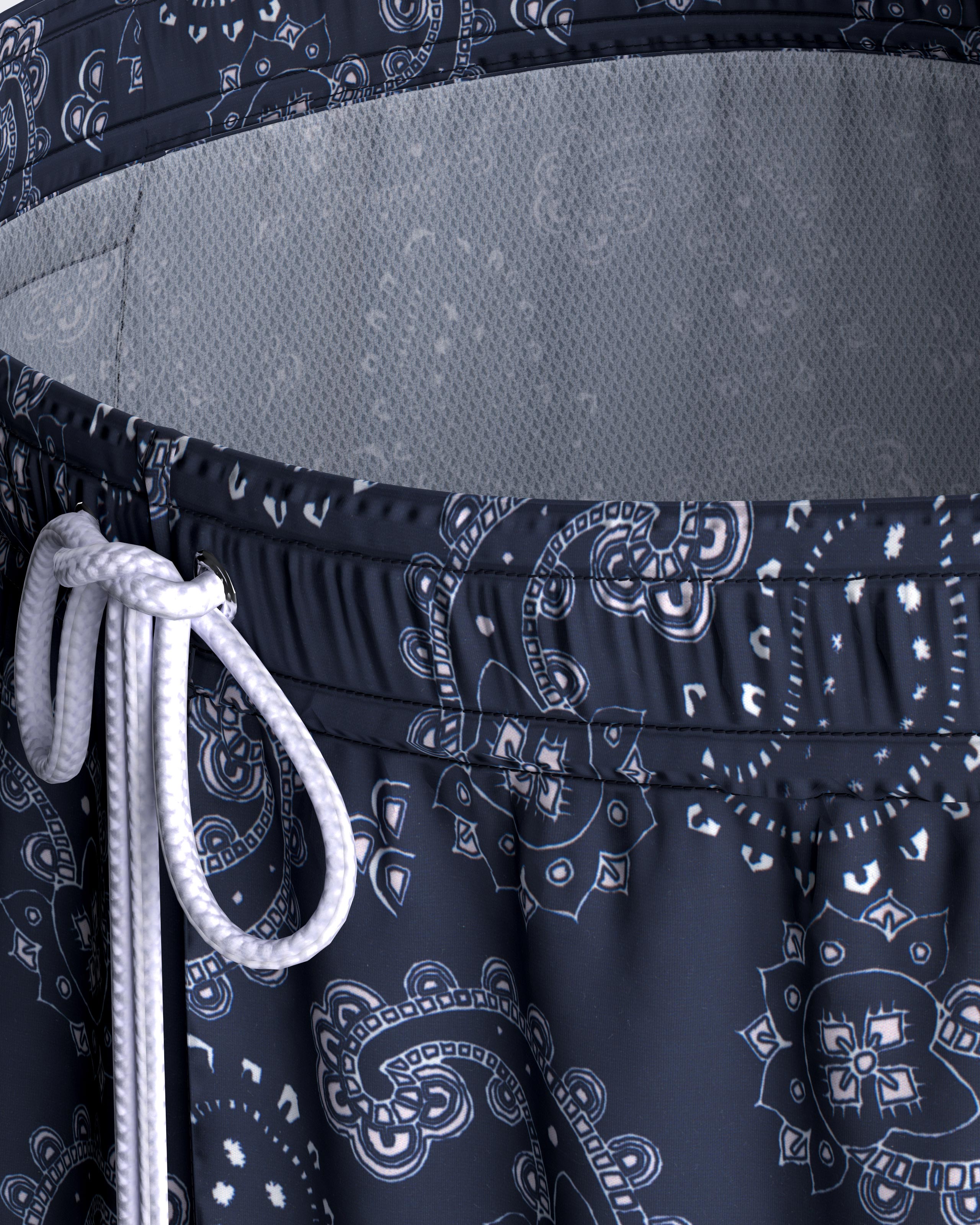 Short de bain imprimé Paisley