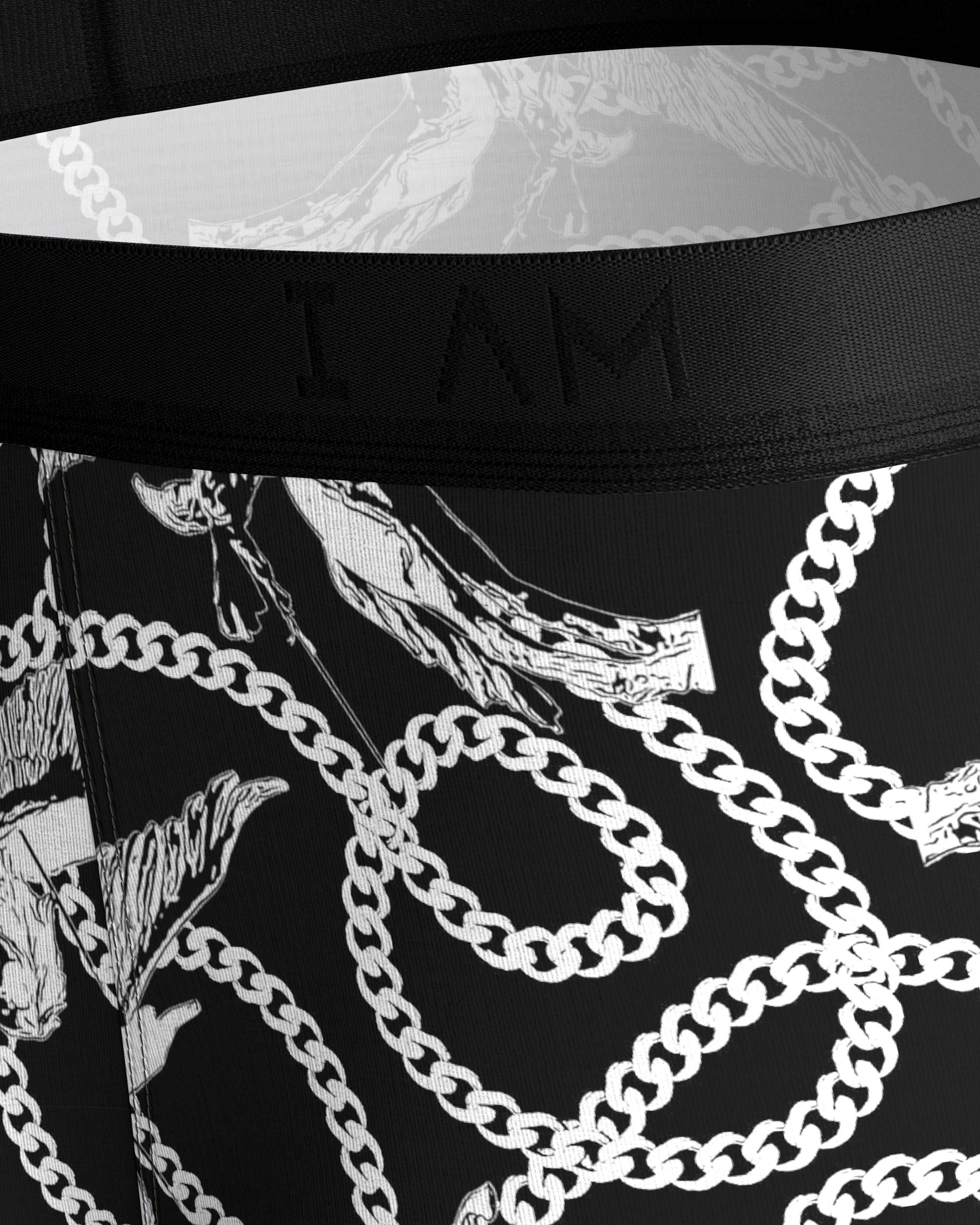 Boxer de homem estampado em Lyocell