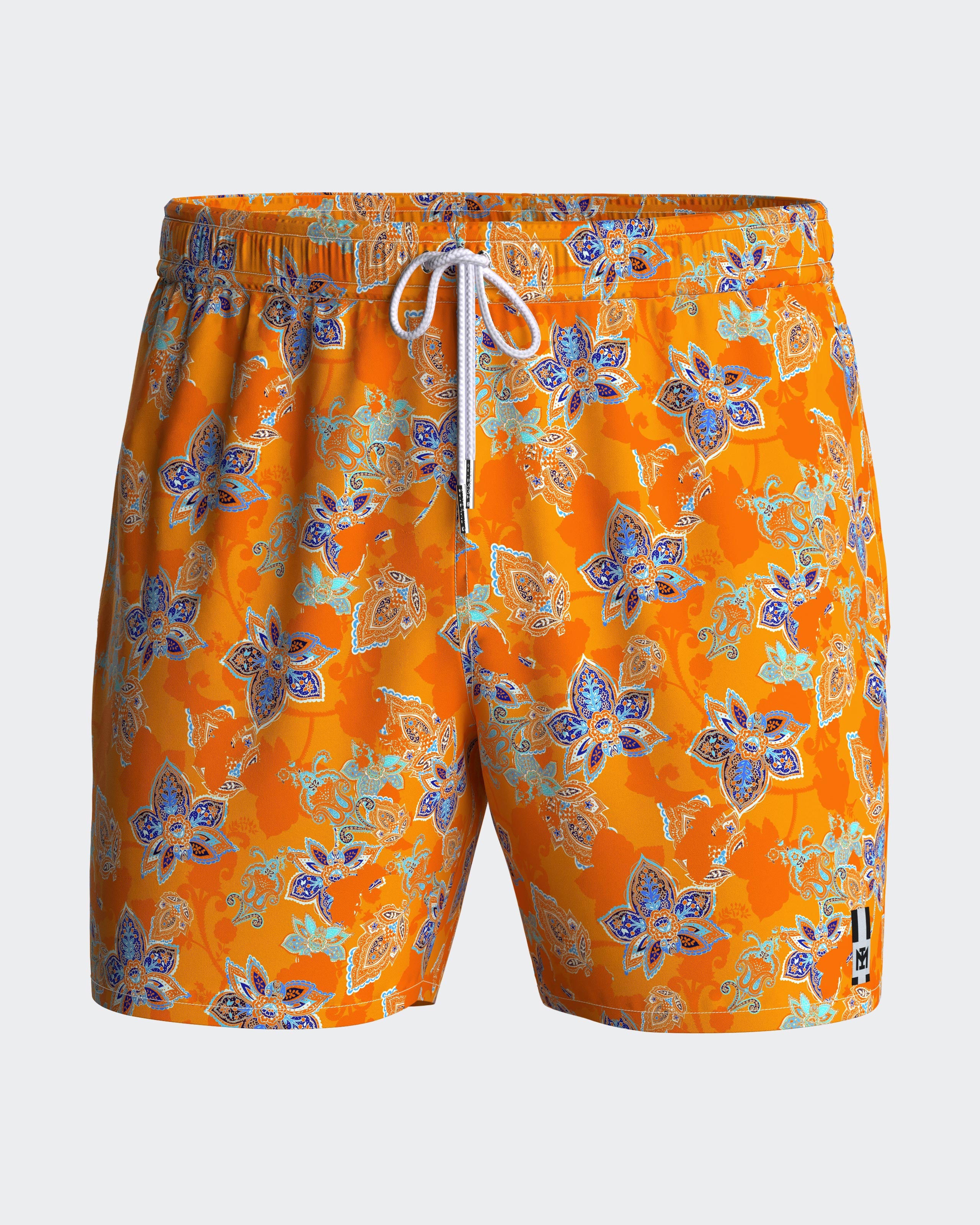 Floral printed swim short