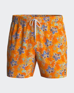 Floral printed swim short