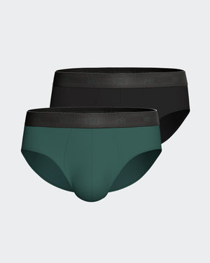 Pack of 2 men's briefs in Lyocell