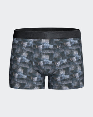 Men's printed boxer in recycled polyester