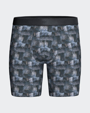 Men's long boxer in recycled polyester