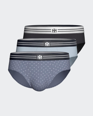 Pack of 3 men's cotton briefs