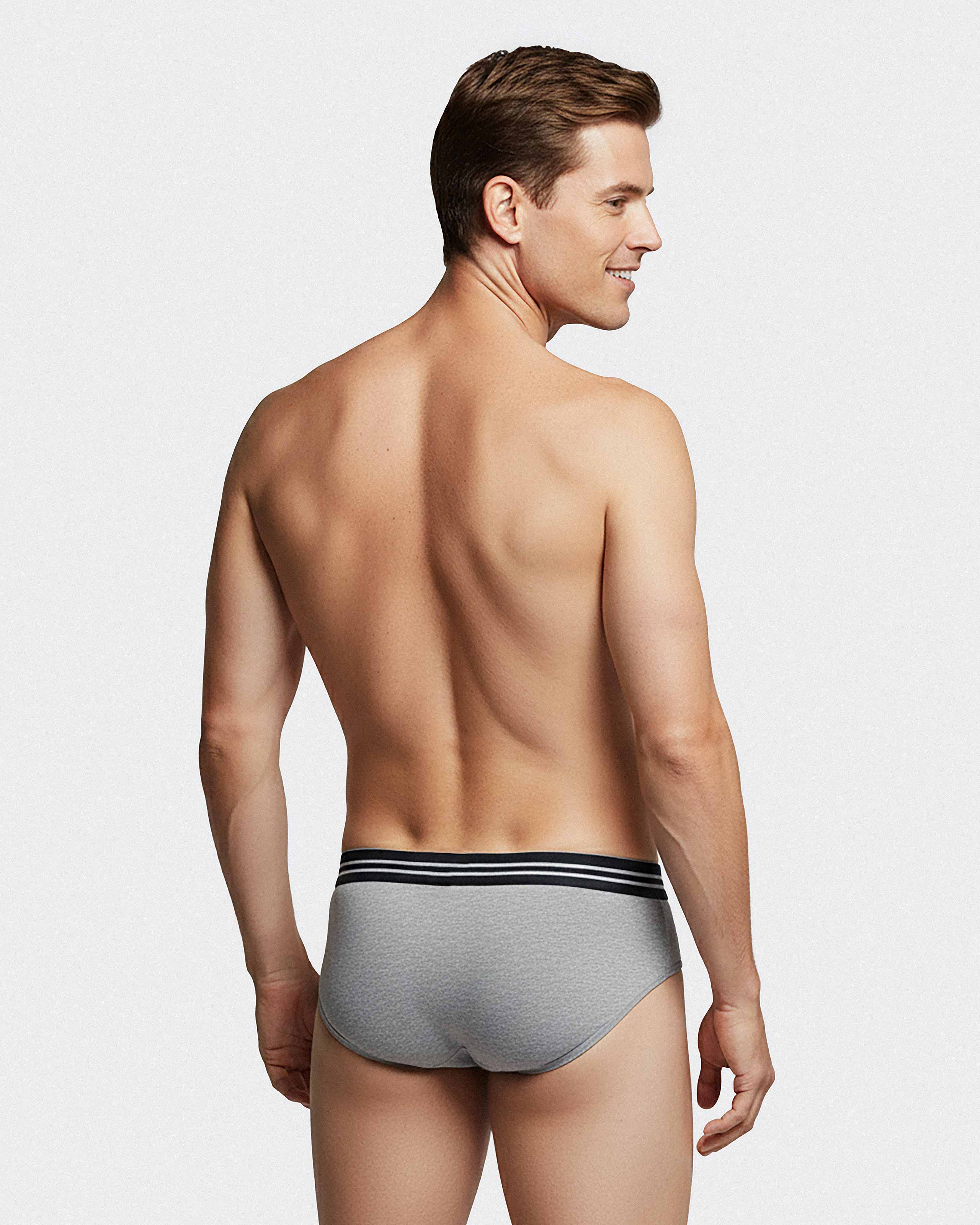 Pack of 3 men's cotton briefs