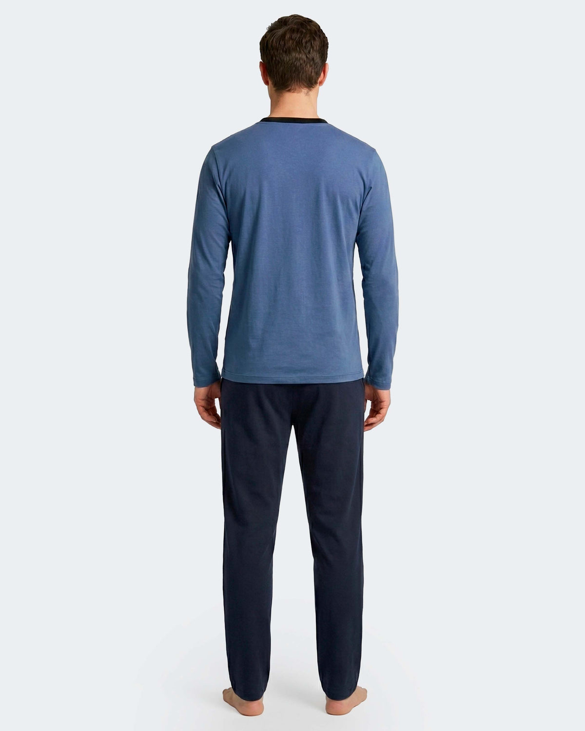 Pyjama cardé d'homme en Coton