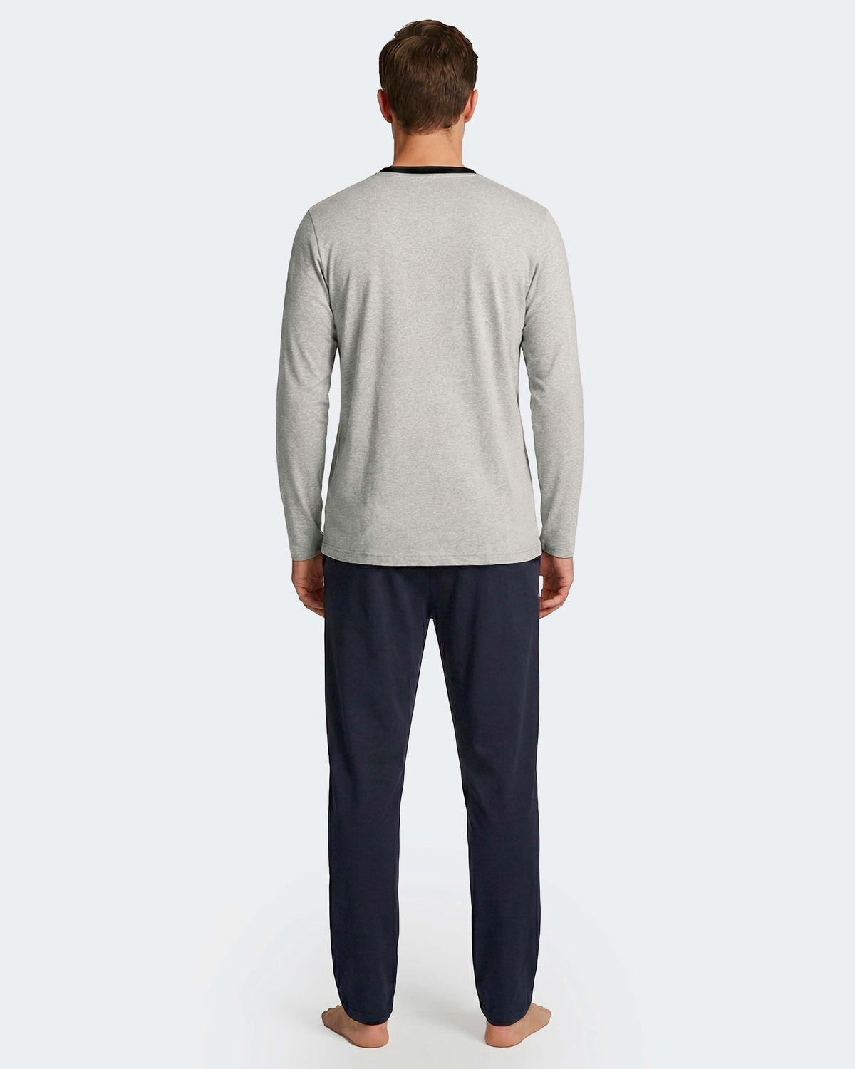 Pyjama cardé d'homme en Coton