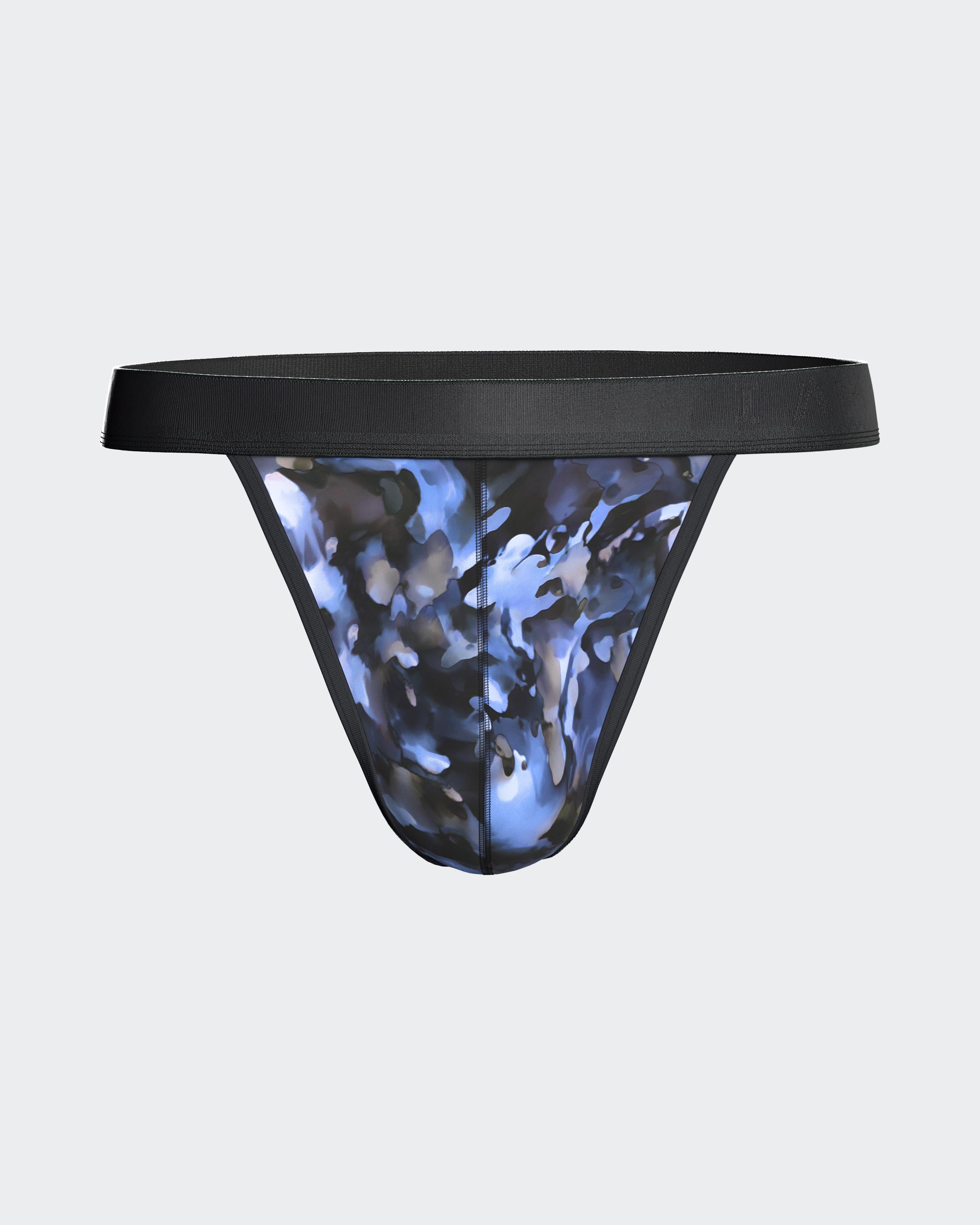 Printed men's string in Lyocell