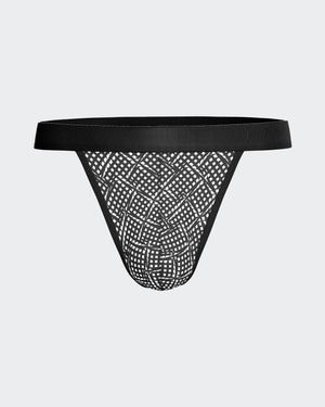 Printed men's string in Lyocell