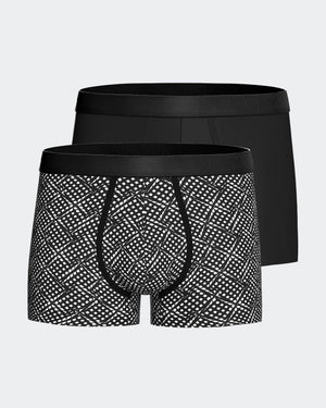 Pack of 2 men's boxers in Lyocell