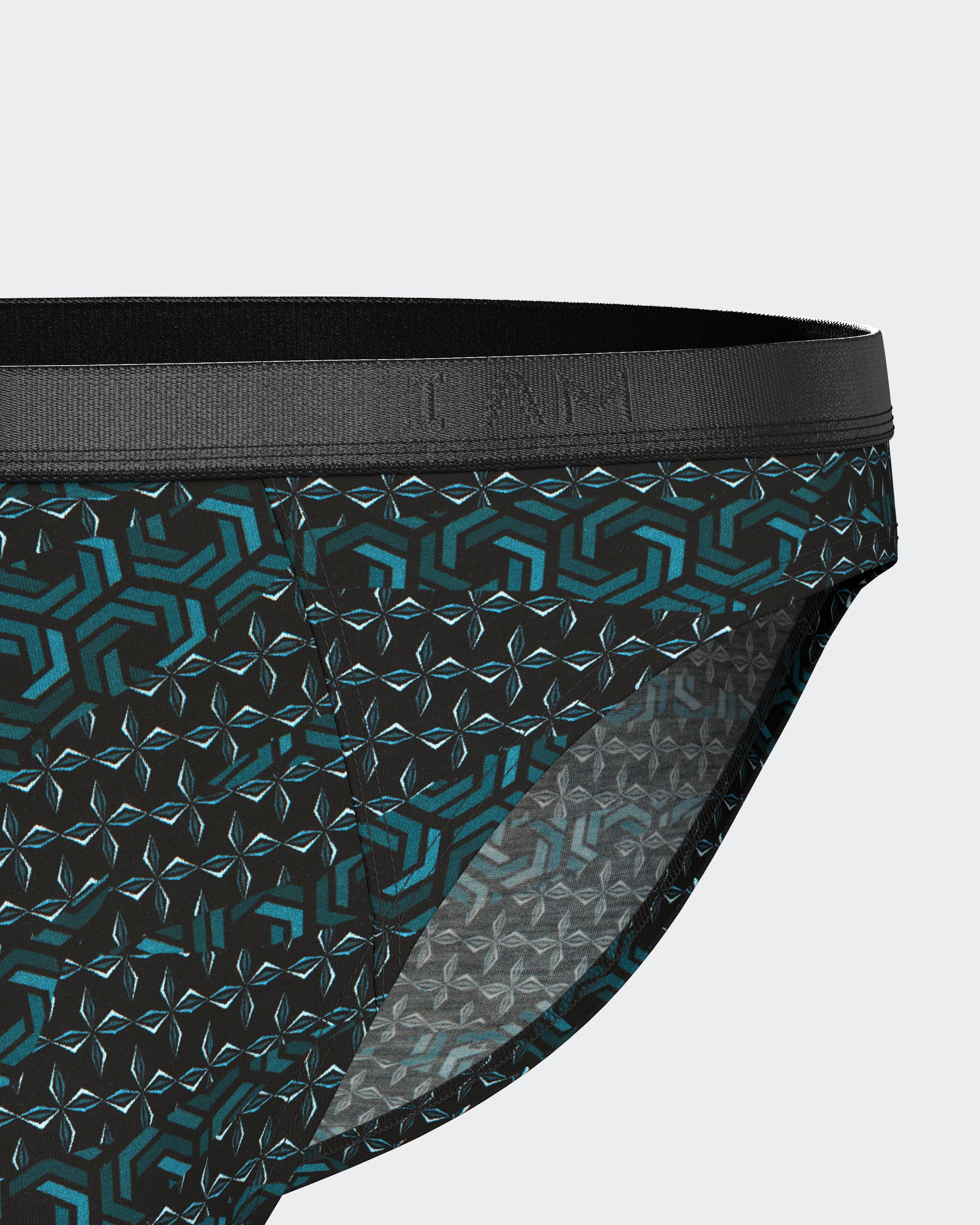 Printed men's brief in Lyocell
