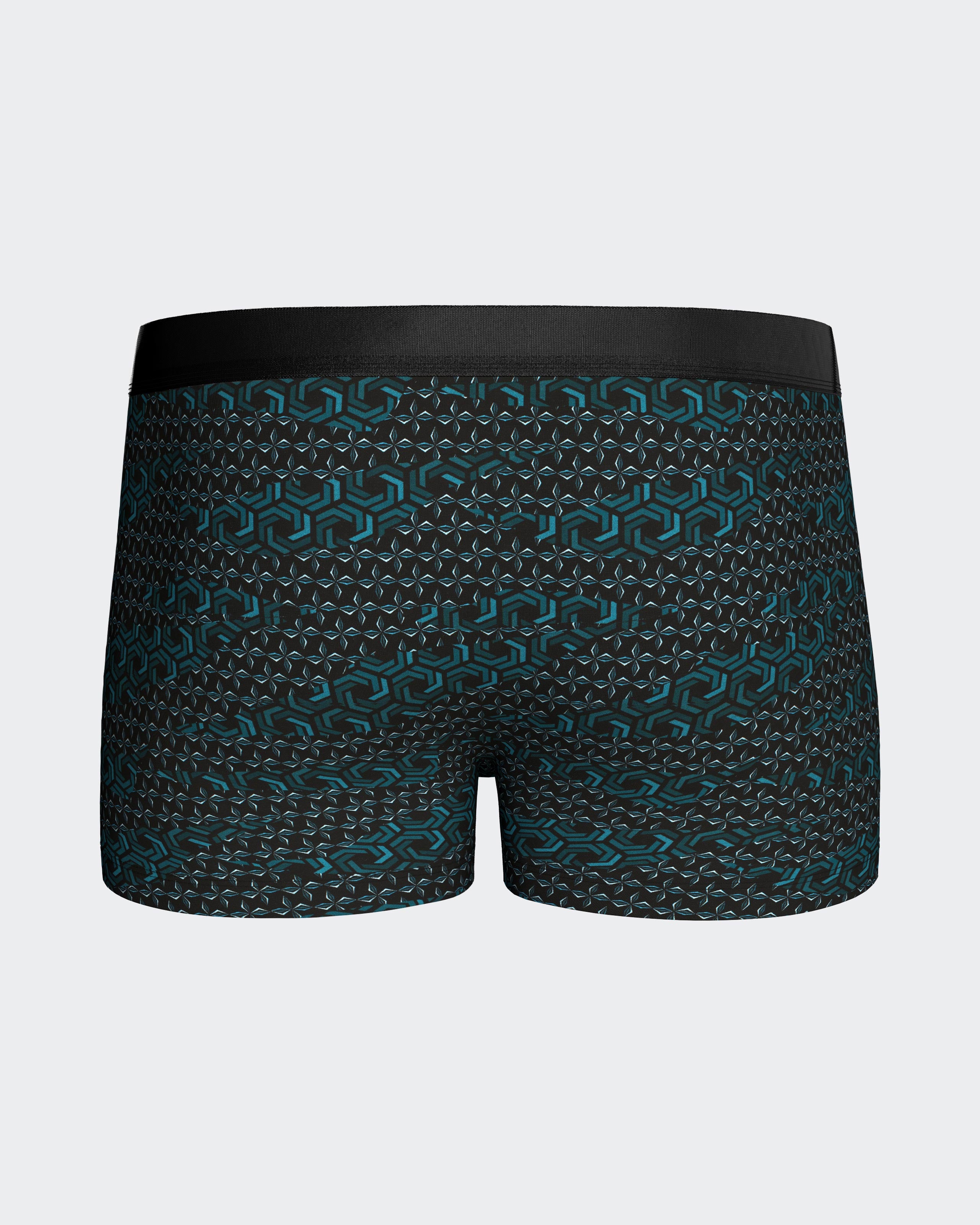 Printed men's boxer in Lyocell