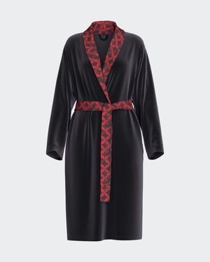 Women's dressing gown in Recycled Modal