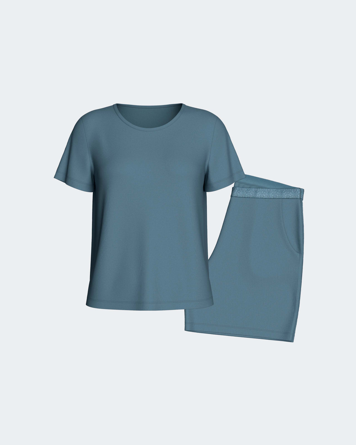 Pyjama court pour femme en Modal