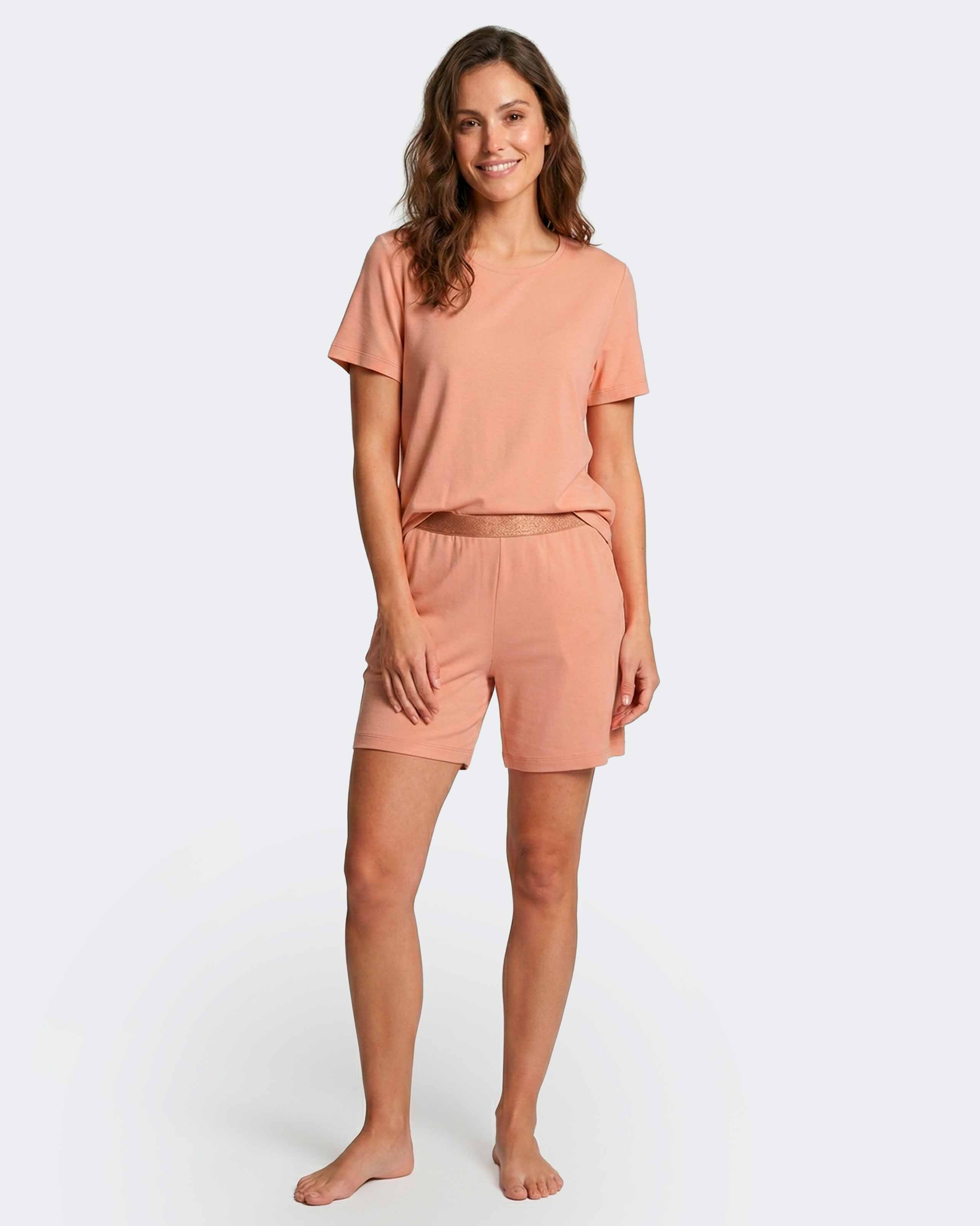Pyjama court pour femme en modal