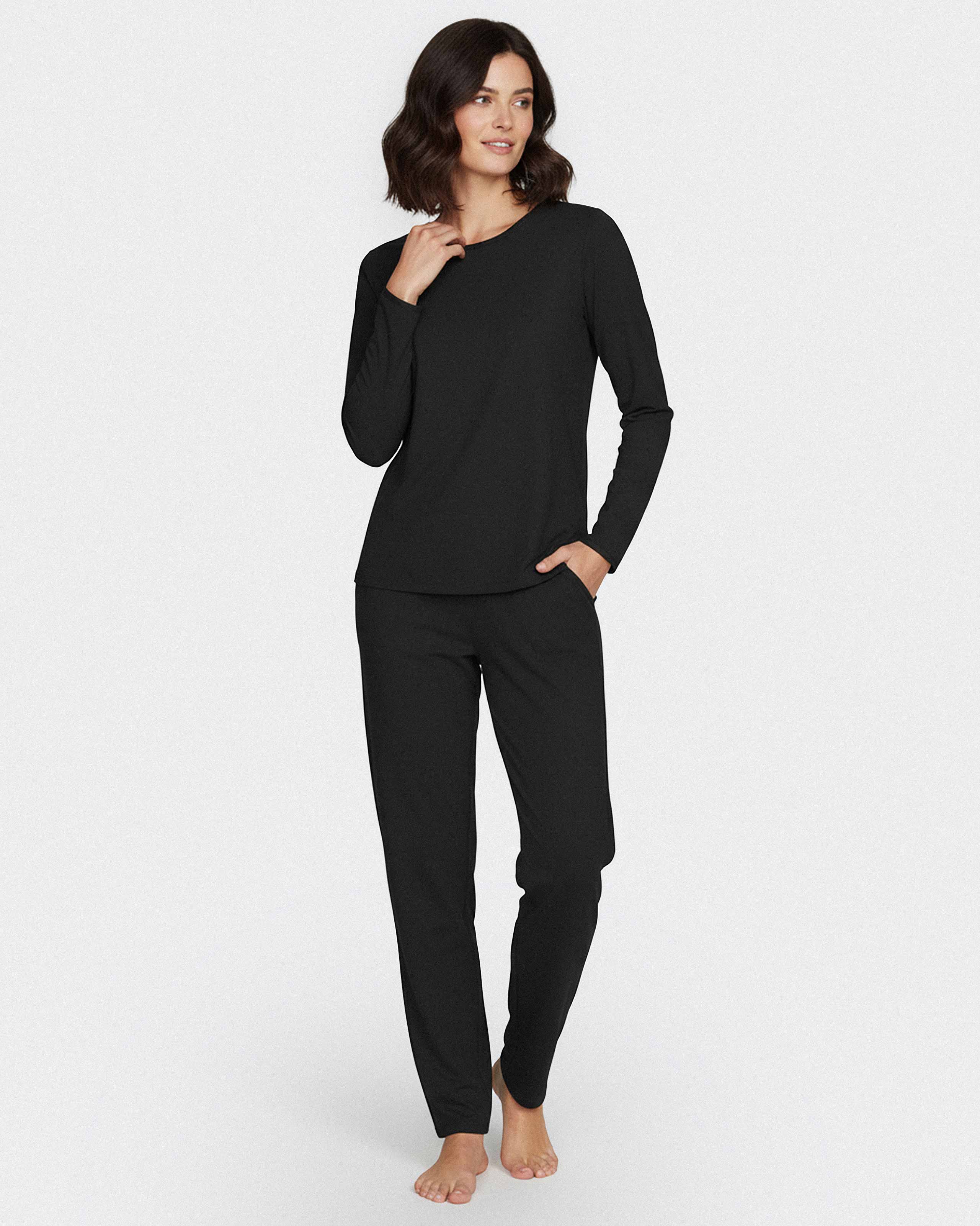 Women's long pyjama in Modal