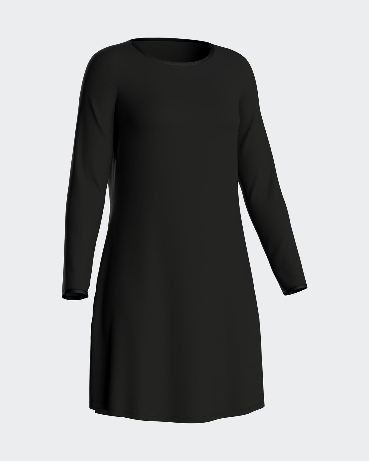 Chemise de nuit unie en modal