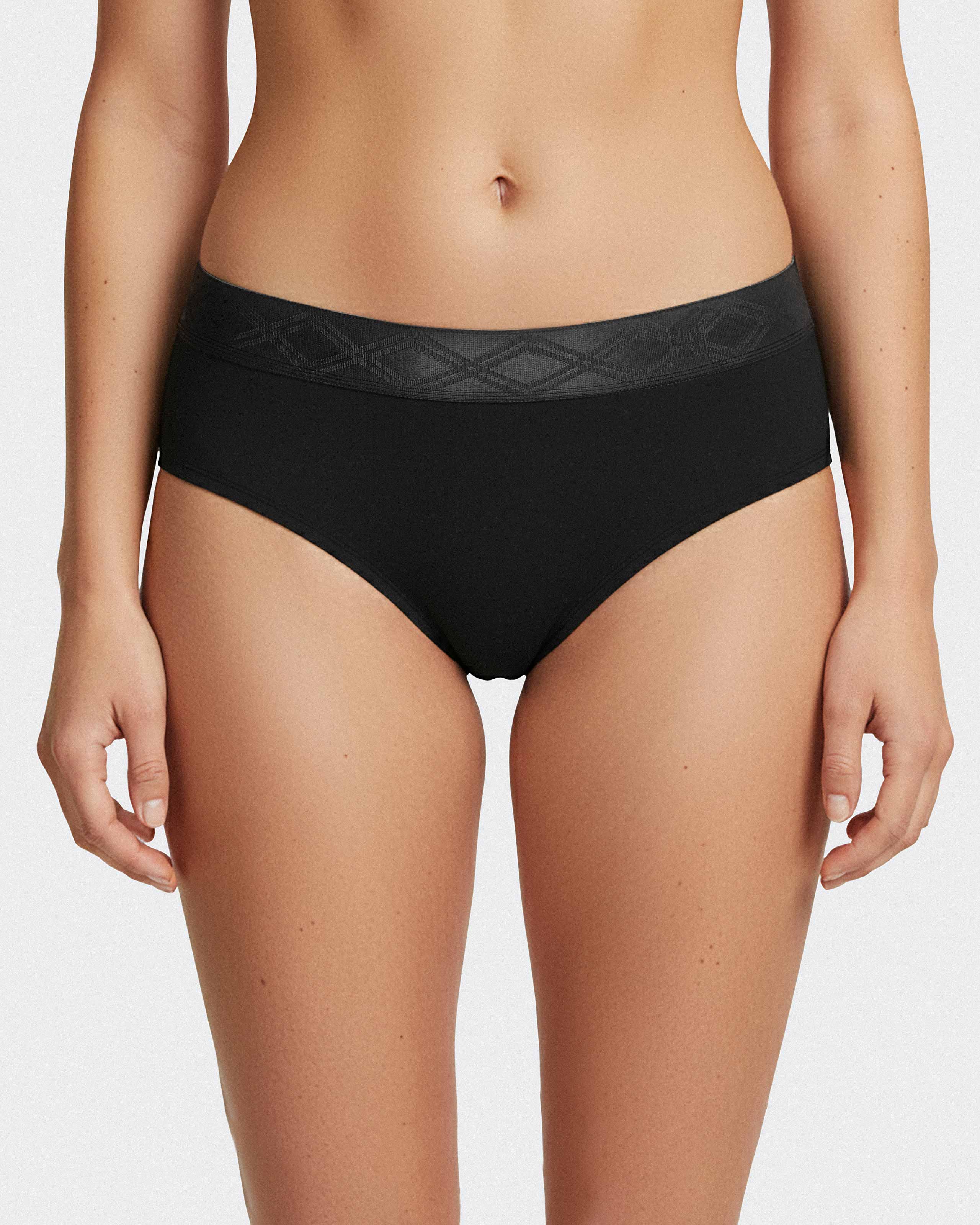 Panties with elasticated waistband in Lyocell