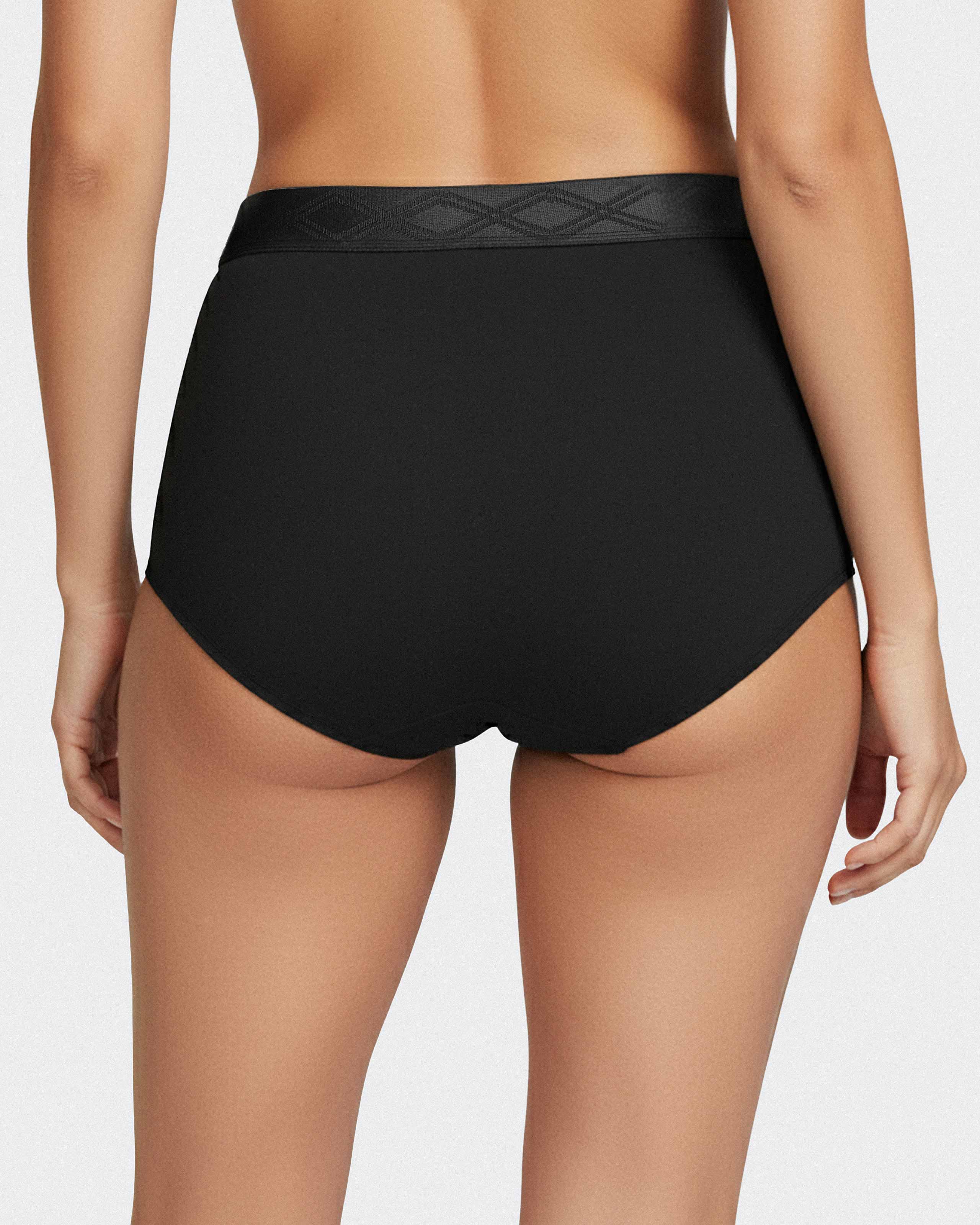 Panties with elasticated waistband in Lyocell