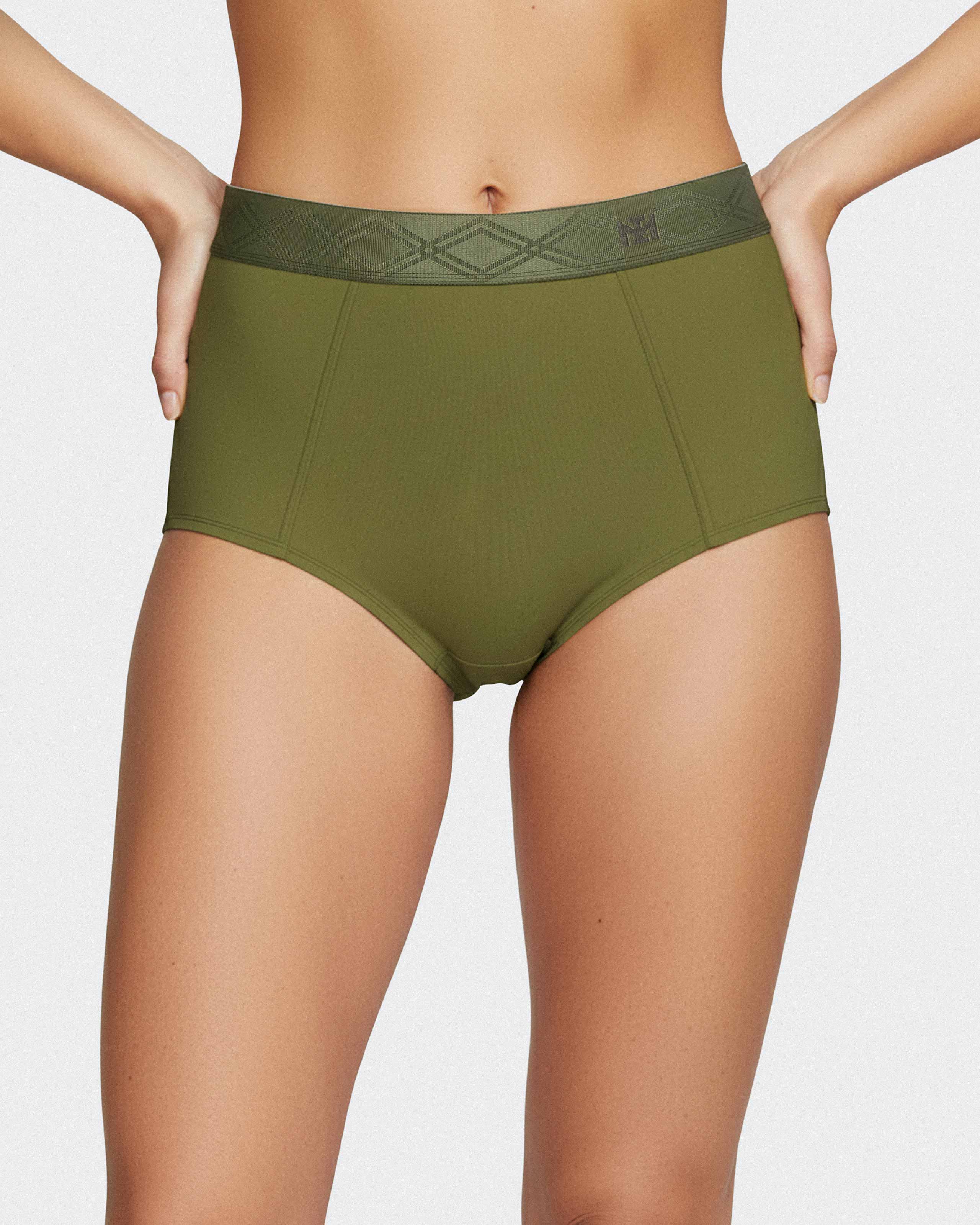Panties with elasticated waistband in Lyocell