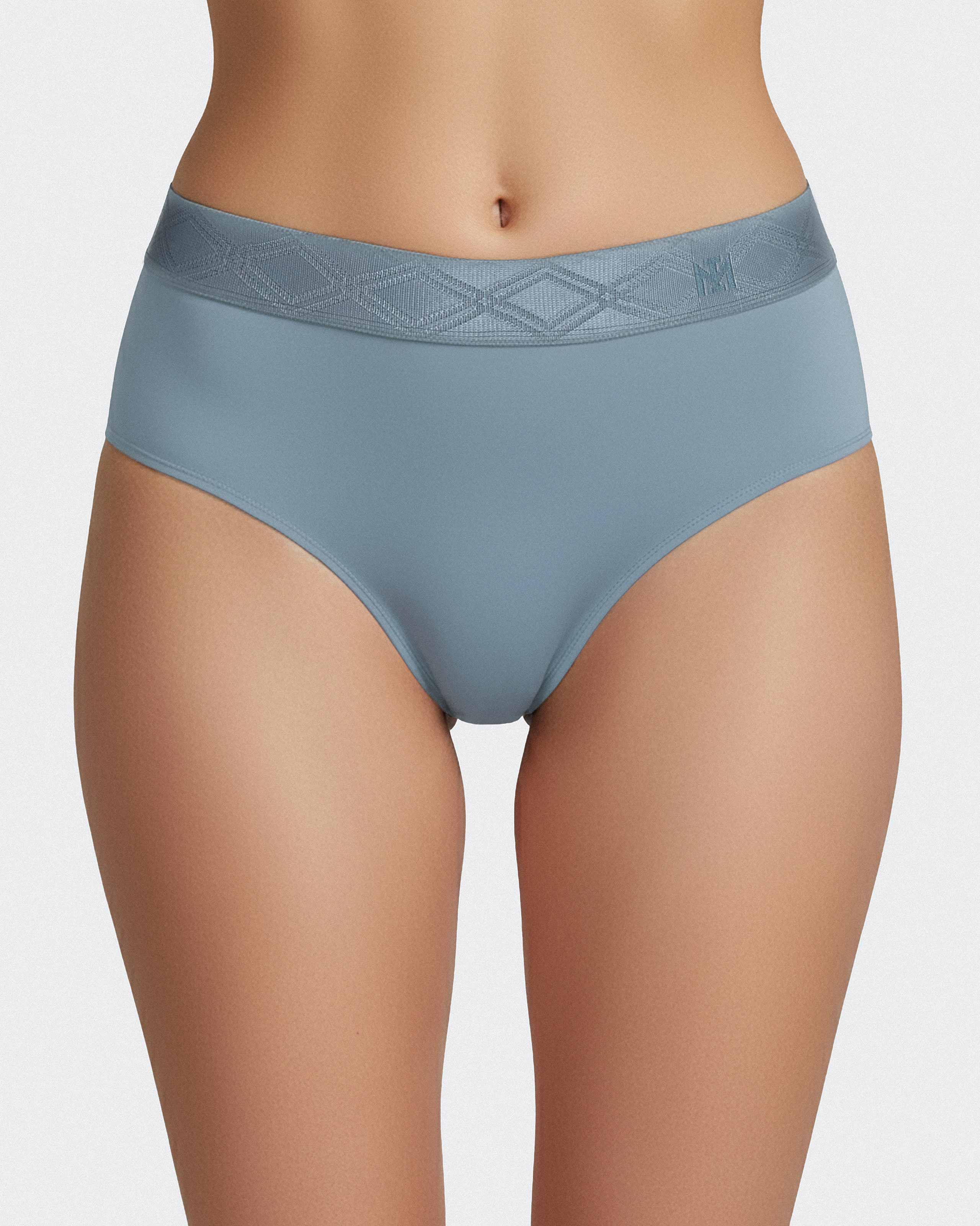 Thong with elasticated waistband in Lyocell